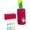 Red, variant on Automatic Toothpaste Dispenser Squeezer and Dustproof Toothbrush Holder Wall Mounted 5 Slots Set for Bathroom Organizers 4.3x2.0 Inches / 11x5 cm, White
