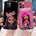 thumbnail image 3 of Funda De Teléfono Apple Para iPhone 11 12 13 Pro Max Mini Silicona Suave Negra De Dibujos Animados Moda Bratz Muñeca Adorable Niña De, 3 of 4