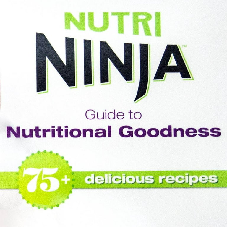 Nutri Ninja Duo 1300W Auto-iQ Power Blender Extractor & Recipe Blender  Cookbook 
