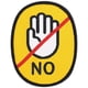 thumbnail image 2 of Tape Do Not Touch Social Logo Identification Label for Pet Leash Decals, 2 of 5
