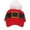 White, variant on Christmas Baseball Cap with Furry Pom Pom, Red Adjustable Trucker Hat for Holiday Festivities, Fun and Casual Party Hat,Red