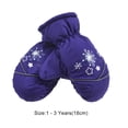 thumbnail image 4 of Niños Mittens Invierno Impermeable Impermeable Diseño Práctico con Gancho Deportes Gafas Regalos Ski Supplies Patters Actividades al aire libre Elenxs HA059229-03B, 4 of 6