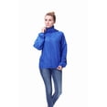 thumbnail image 4 of Women's Waterproof Hooded Rain Jacket Windbreaker Lightweight Packable Wind Coat Jogging Jacket, 4 of 6