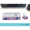 thumbnail image 3 of French Koko Keyboard and Mouse Wrist Rest Support Superior Arm Wrist Pad Comfort Memory Foam Desk Home Office School Computer Laptop Pc, Non Slip Cute Paisley Dreams, 3 of 7