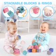 thumbnail image 4 of Montessori Toys SpringFlower 5 en 1 para bebés de 0 a 18 meses, 4 of 8