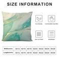 thumbnail image 5 of JEUXUS  Marble Texture Turquoise and Gold Silver Decorative Throw Pillow Covers Luxury Abstract Fluid Art Ink Soft Pillow Case Square Cushion Covers for Couch Sofa, 5 of 5