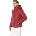 thumbnail image 2 of Chaqueta Tommy Hilfiger para hombre, clásica, con capucha, acolchada, color rojo XXL, 2 of 3