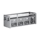 thumbnail image 2 of Organizador de Especias de Pared de Acero Inoxidable, Estante para Condimentos de Cocina, Negro, 39.5x13.5x13cm, Incluye Múltiples Frascos para Especias, 2 of 6