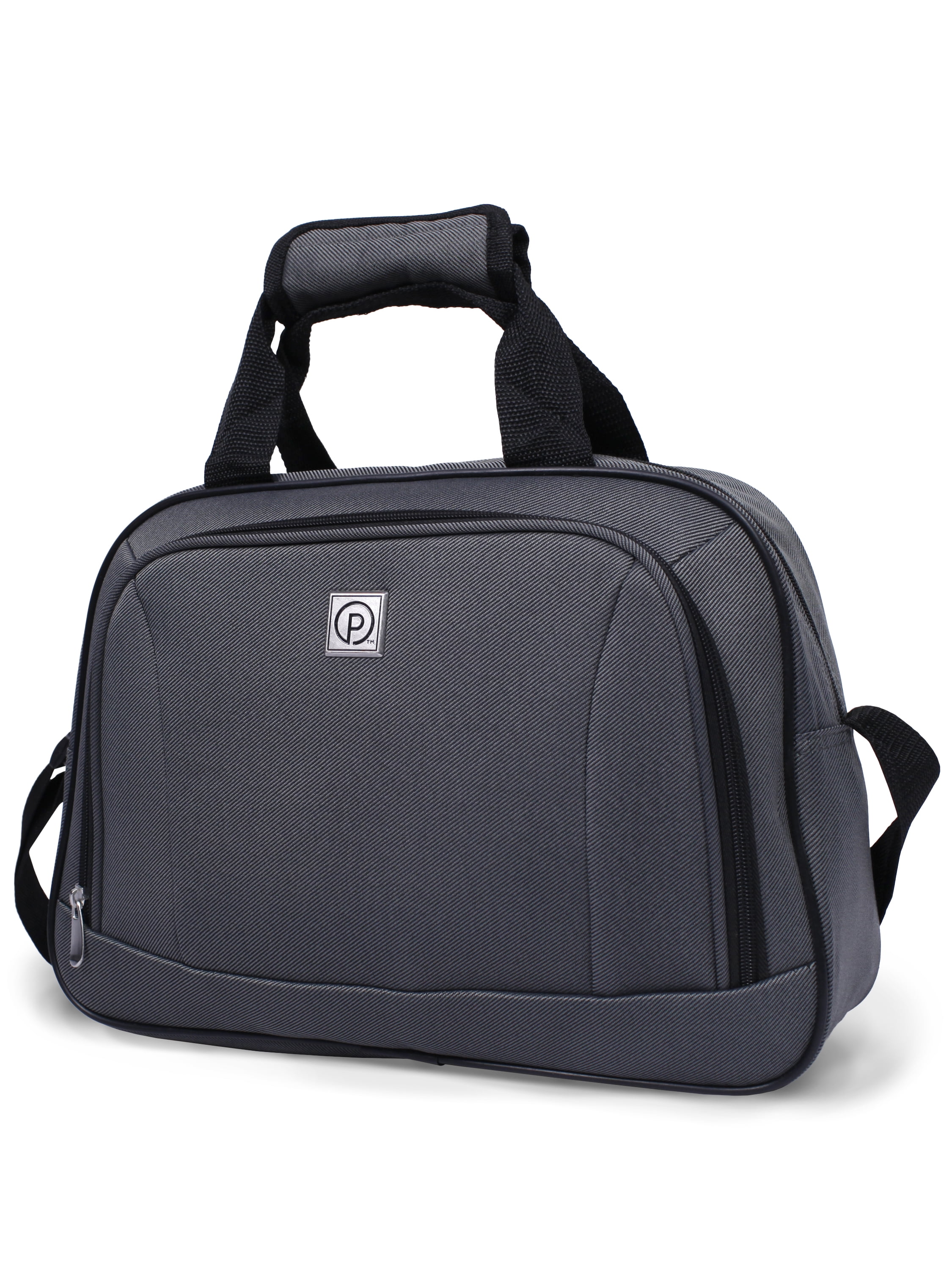 Protege 5 Piece Spinner Luggage Set, Gray, Includes 28" and 25" Check bags, 21" Carry-on
