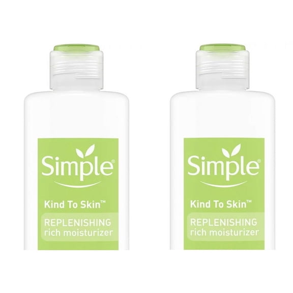 Simple Kind To Skin Replenishing Rich Moisturizer 125 ml Pack of 2