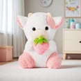 thumbnail image 3 of Exquisite Cuddle Cow Doll Soft Toy Adorable Children's Companion for and Cuddling Comfort, 3 of 6