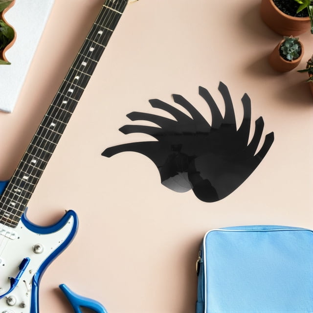 Luxshiny 10Ud Lámina Para Guitarra Acústica En Material Plástico Resistente