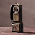 thumbnail image 3 of Vintage Rotate Classic Look Dial Pay Phone Model Retro Booth Home Decoration Ornament(Black), 3 of 8