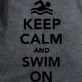 thumbnail image 3 of CafePress - Keep Calm And Swim On Women's Dark T Shirt - Women's Traditional Fit Dark T-Shirt, 3 of 4