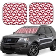 thumbnail image 2 of Picia Tulips Flowers 2 Piece Car Windshield Sun Shade Foldable | Foldable Sun Shield for Front Window Blocks UV Rays and Keeps Your Vehicle Cool-Small, 2 of 7
