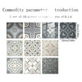 XUEYING on for Wall 10pc Peel And Stick Ceramic Tile Paste 3D Lattice
