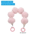 thumbnail image 2 of Uxcell Phone Lanyard Universal Plush Wrist Lanyard for Smartphone Bag Car Keys Decoration Pink 1 Pack, 2 of 4