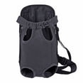 thumbnail image 1 of Greeniant Pet Supply Dog Carrier Kennel Outdoor Portable Chest Pack delantera L XL Suministros para perros Gris SG Greeniant JJ8769-08, 1 of 1