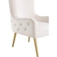 thumbnail image 5 of Meridian Furniture Alexander Cream Velvet Accent Chair, 5 of 5