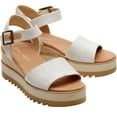 thumbnail image 4 of Toms Diana White / Brown  10017908 Women's Size 7.5, 4 of 4