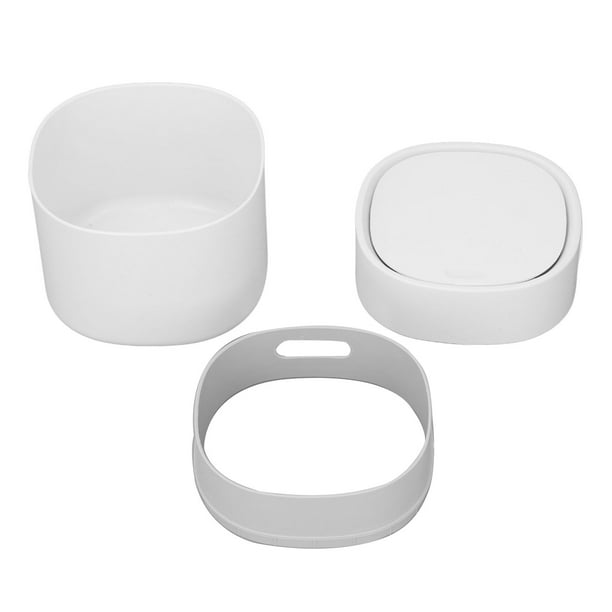 Mini Bote De Basura, Pequeño Contenedor De Basura De Escritorio Con Tapa, Conveniente Y Fácil De Mantener, Para Aparadores, Mesas De Café, Encimeras, Cocina, Sala De Estar,
