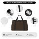 thumbnail image 4 of Disketp Brown Moroccan Trellis Bolsa de Viaje Tipo Duffle, Bolso de Mano para Fin de Semana para Mujer, Bolsa de Gimnasio Ligera para Hombre, Esencial para Viajes, 4 of 7