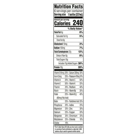 BOOST Original Balanced Nutritional Drink Protein Shakes, Creamy Strawberry, 8 fl oz, 6 Pack