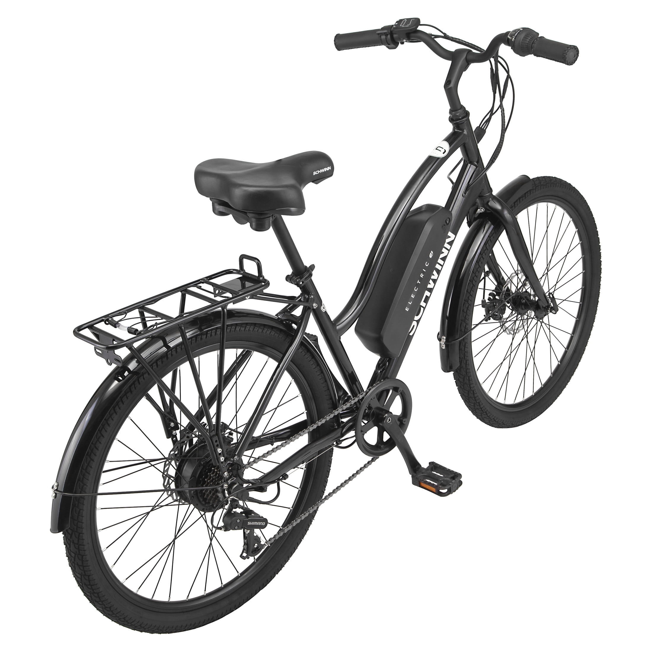 schwinn ec1 electric cruiser style bicycle 26