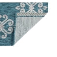 thumbnail image 2 of Tayse Veranda Area Rug VND1515 Transitional Teal Curls Swirls 5' 3" x 7' 3" Rectangle, 2 of 3