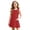 1-Red, variant on Arlun Girls Sleeveless Uniform Jumper Dress Cute Crew Neck Short Sleeve Knee Length School Pleated Dresses with Side Pockets Solid Color Casual Back to School Clothes 1-White 150