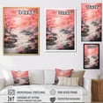 thumbnail image 4 of Designart "Rippling Reality Along Japan'S River" Landscape Forest River Floater Framed Canvas Wall Art, 4 of 5