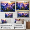 thumbnail image 4 of Designart "Blue Bonnets landscape Photo I" Floral Floater Framed Wall Decor, 4 of 7
