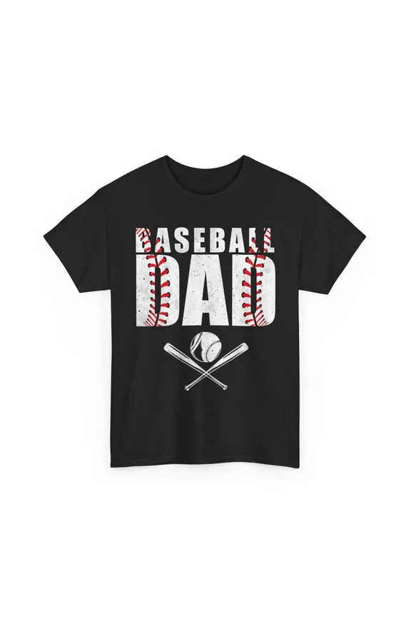 Baseball Dad Player Sports Fans Father Day Humor Fun Unisex T-Shirt, up to size 5XL