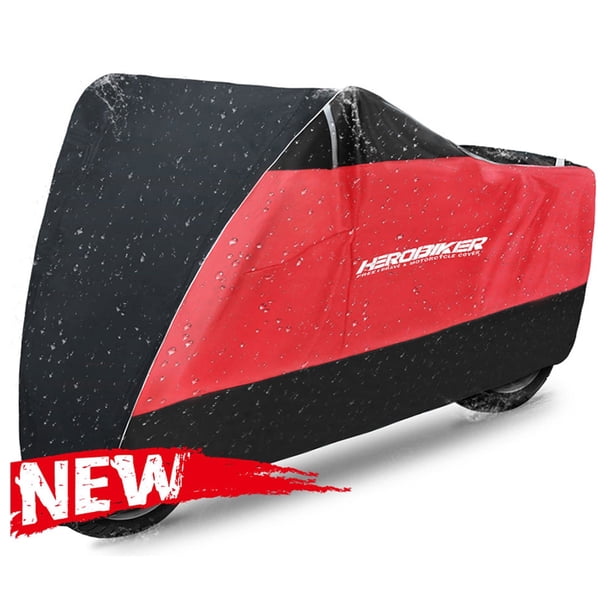 Nueva cubierta de la motocicleta para la motocicleta Funda moto Bike All Season impermeable a prueba de polvo UV protección al aire libre interior Moto Rain Cover Tan Jianjun unisex