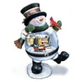 thumbnail image 6 of The Bradford Exchange Thomas Kinkade Snow Bellies Snowglobe Collection Issue #2 “Dashing Through The Snow” Illuminated Snowman Village Scene 7-inches, 6 of 6
