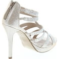 thumbnail image 5 of Bella Marie Women's Alessa-25 Special Occasion Rhinestone Strappy Heeled Sandal, 5 of 7