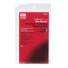 

Gardner Bender Gardner Bender - 42-035 - Wire Marker - 6/Pack