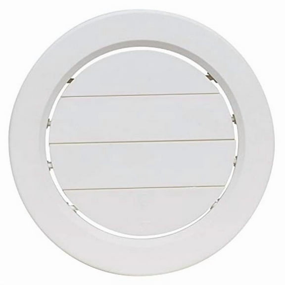 A103358VP 5 in. White Rotating Heat & AC Register with Damper