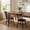 Black, variant on 2-Pack Wooden Dining Chairs, Solid Wood Spindle Back Side Chair Set of 2, Mid-Century Modern Armless Kitchen Chairs for Dining Living Room