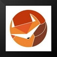 thumbnail image 2 of Villa, Mlli 12x12 Black Modern Framed Museum Art Print Titled - Circular Geo Fox, 2 of 5