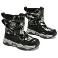 thumbnail image 2 of Stepedia Boys Girls Snow Boots Outdoor Slip Resistant Insulated Waterproof Kids Winter Boots, Black Gray 5.5 Big Kid, 2 of 7