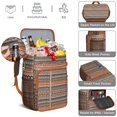 thumbnail image 4 of Colorful Insulated Backpack Cooler - 20L Soft Cooler Bag, Abstract Geometric Design for Picnic & Travel, 4 of 5