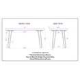 thumbnail image 4 of Alaterre Hairpin Natural Live Edge 36" Bench with Coat Hook Shelf Set, 4 of 7