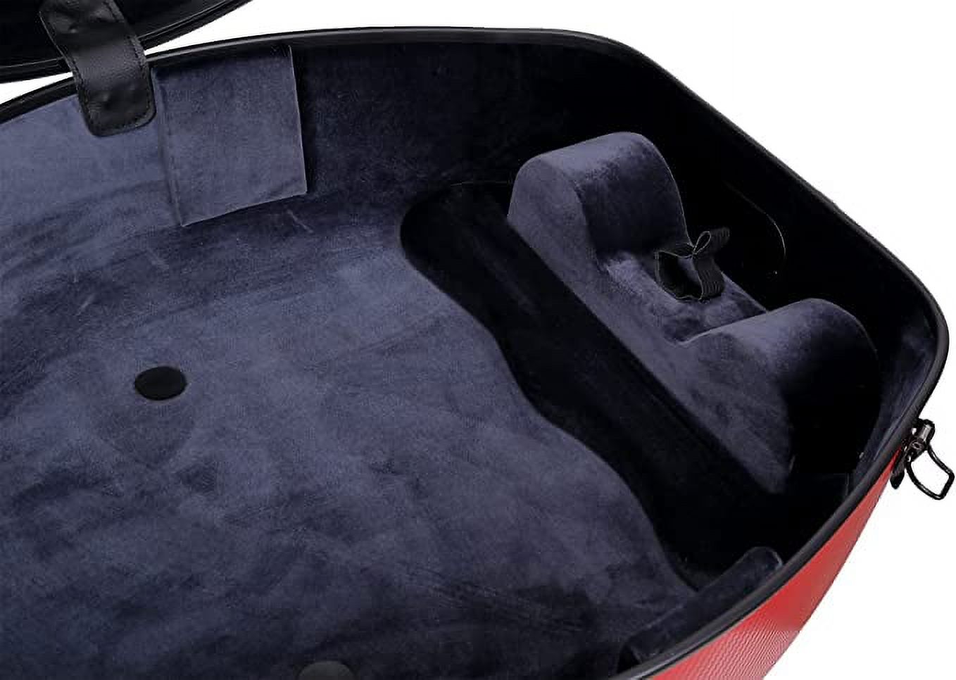 Crossrock 4/4 Cello Case,Carbon Fiber Composite with Wheels and Backpack