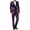 A-Purple353, variant on JAJAHO Mens Sequins Suit Set Two Piece Formal Wear Sparkly Glitter Long Sleeve Button Up Slim Fit Suit Jacket Straight Leg Trousers Carnival Performance Stylish Outfit