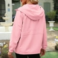thumbnail image 3 of HWRETIE All-Weather Jacket,Women's Lightweight Waterproof Half-Zip Hooded Outdoor Sports Jacket Top,Breathable Windbreaker for Hiking,Running,and Casual Activities Pink, 3 of 8