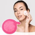 thumbnail image 2 of Unique Bargains 3 Pcs Soft Flannel Pads Reusable Makeup Remover Eco Pads Facial Cleansing Pad for Most Skin Types Red, 2 of 7