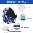 thumbnail image 4 of Fashionable Paisley Print Backpack – Excellent Paisley Gift for College, Waterproof Bookbag with Side Pocket, Trendy Backpack for Commuting, 4 of 6