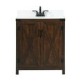 thumbnail image 3 of Elegant Decor Grant 30" MDF Single Bathroom Vanity with Backsplash in Expresso, 3 of 8
