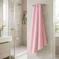 thumbnail image 6 of Diceymbol Large Pink Bath Towels Set of 2 30''x12'' High Absorbent Cotton Luxury Bath Towels Fluffy No Shed Lightweight Daily Body Towel For Home Shower Daily Bath Use, 6 of 11